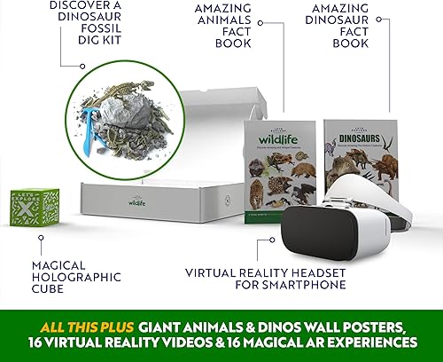 Miniatura 2 de Let's Explore Wildlife VR Headset para niños una aventura familiar de realidad virtual para explorar la vida silvestre a través de la realidad