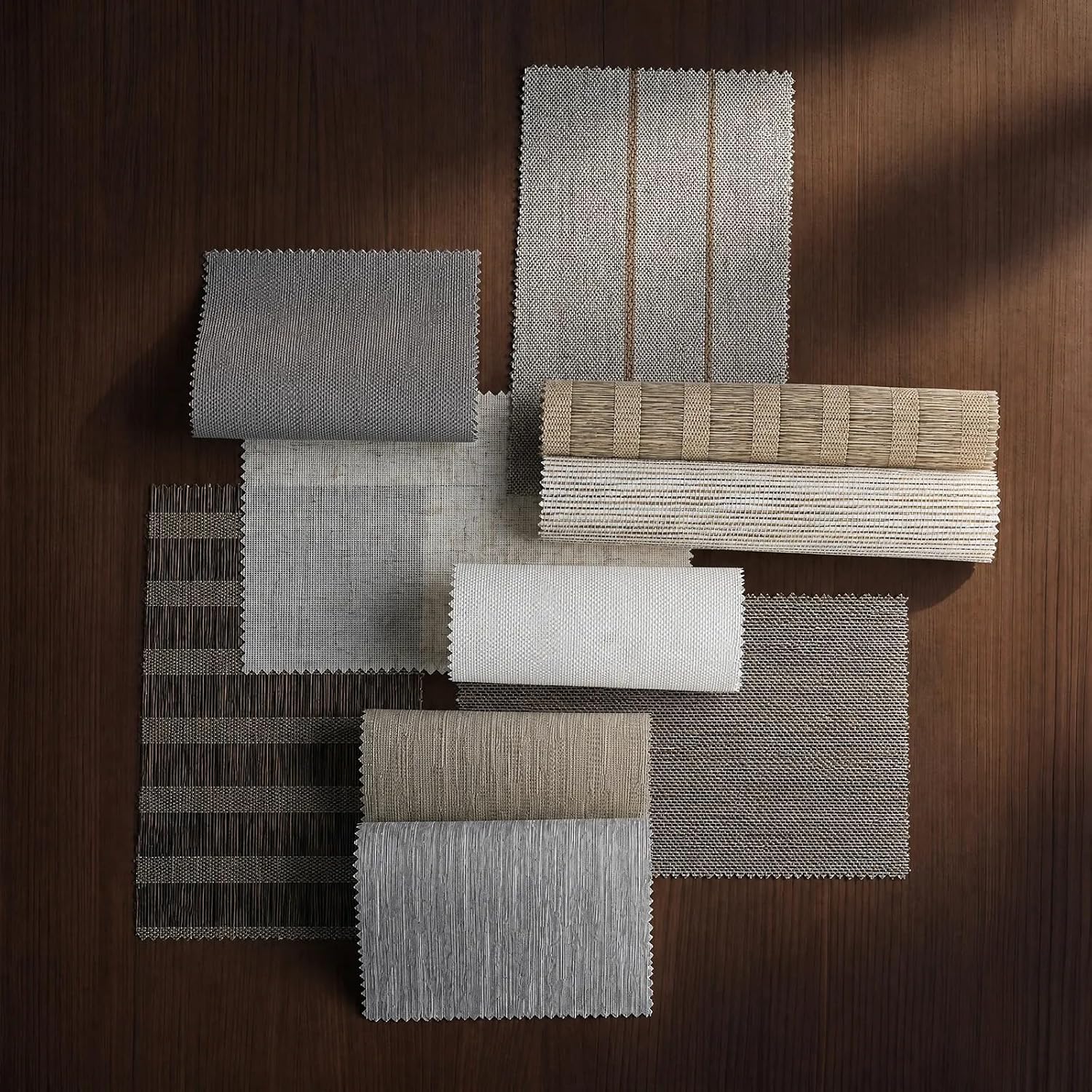 Graywind Light Filtering Fabric Samples for Manual Sliding Door Blinds