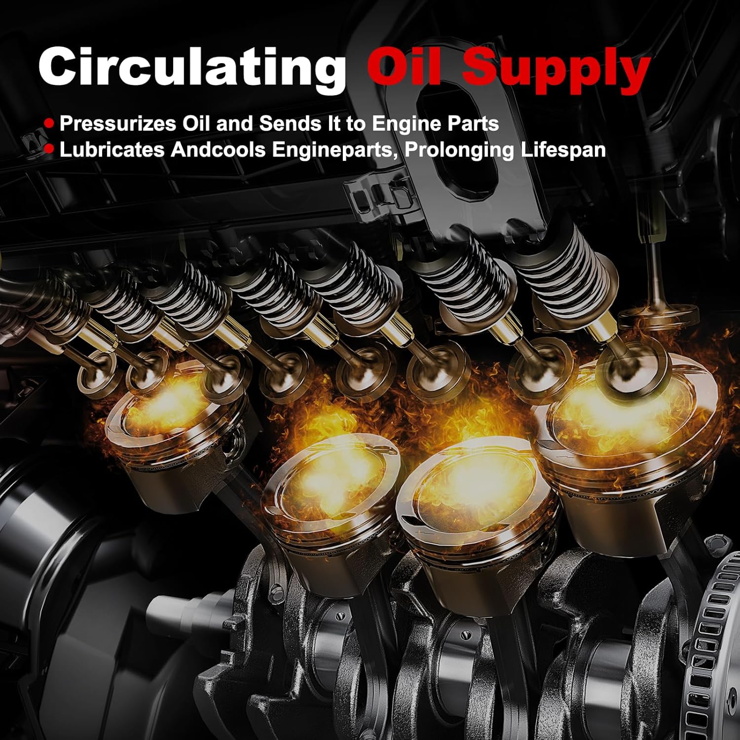 68252670AA Oil Pump with 926-235 Solenoid Valve Compatible with Chrysler 200 300 Town Country Avenger Challenger Charger Durango Caravan Journey Cherokee Wrangler RAM 1500 3.2L 3.6L 2011-2020