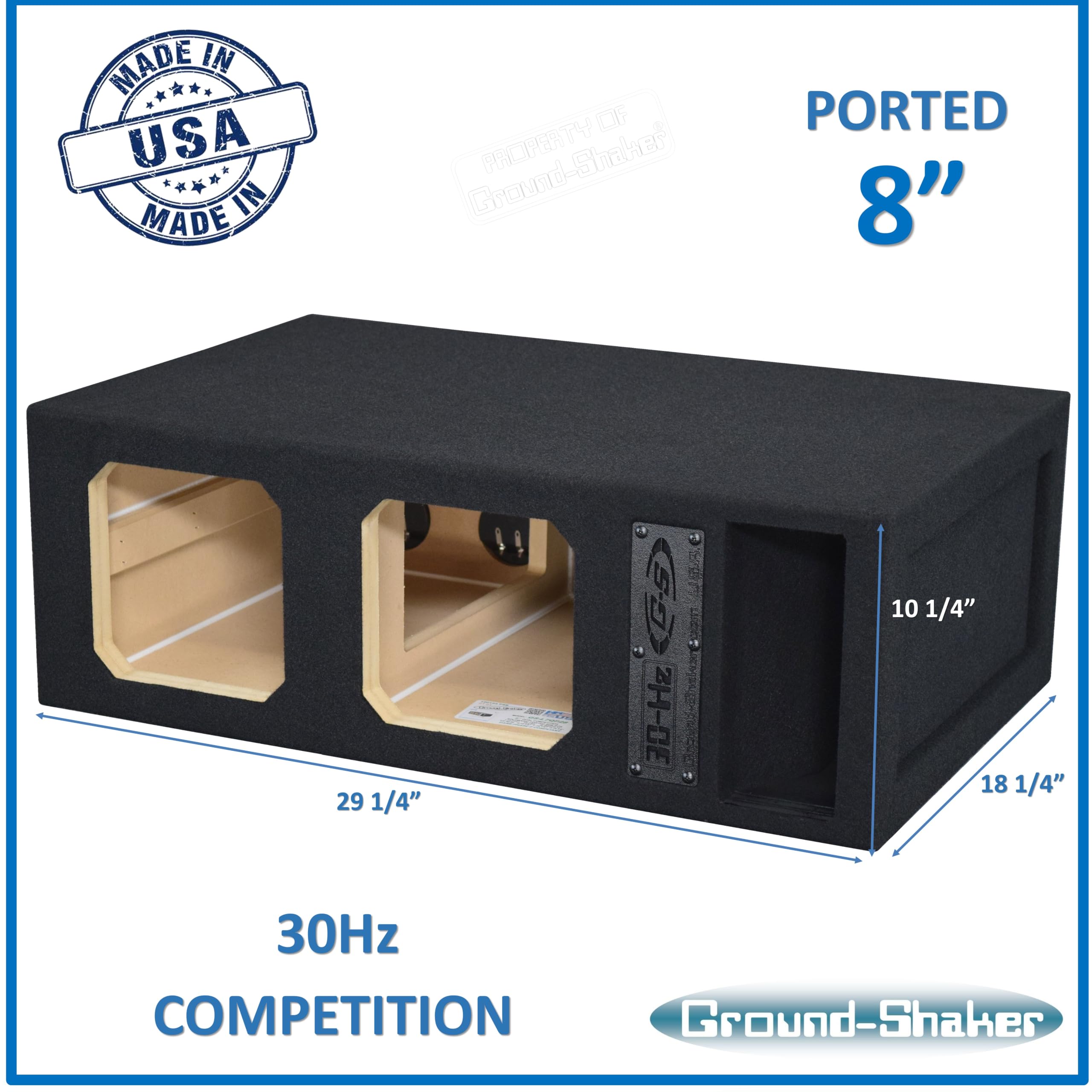 Amazon.com: Dual Ported Reinforced Subwoofer Box Enclosure for
