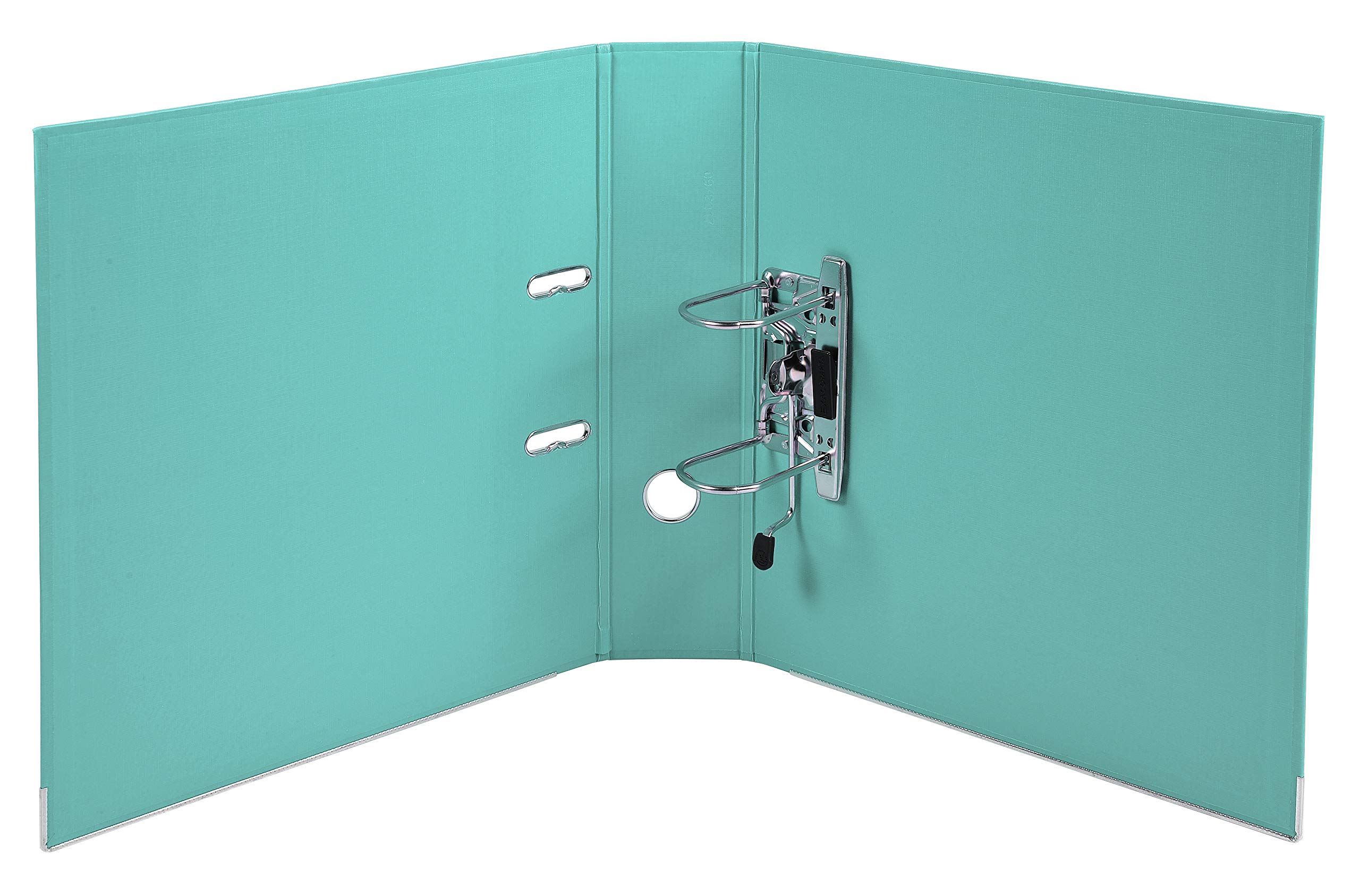 Exacompta 53303E 10er Pack Premium Kunststoff-Ordner Prem´Touch. 8 cm breit DIN A4 MAXI Ringordner Aktenordner Briefordner Büroordner Plastikordner Schlitzordner hellgrün