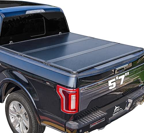 Hard Folding Truck Bed Tonneau Cover Compatiable with Dodge Ram