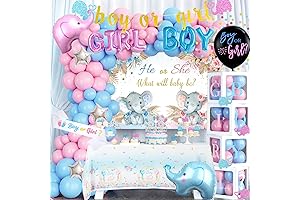Elephant Gender Reveal Decorations