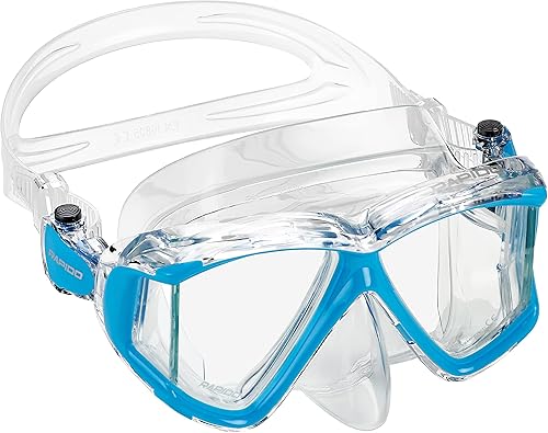 Miniatura 5 de Italian Design Panto-180 Premium Tempered Glass Lens Anti-Fog Panoramic Side-View Snorkel Mask, Superior Dry Snorkel Tube, Superior Snorkeling Gear,