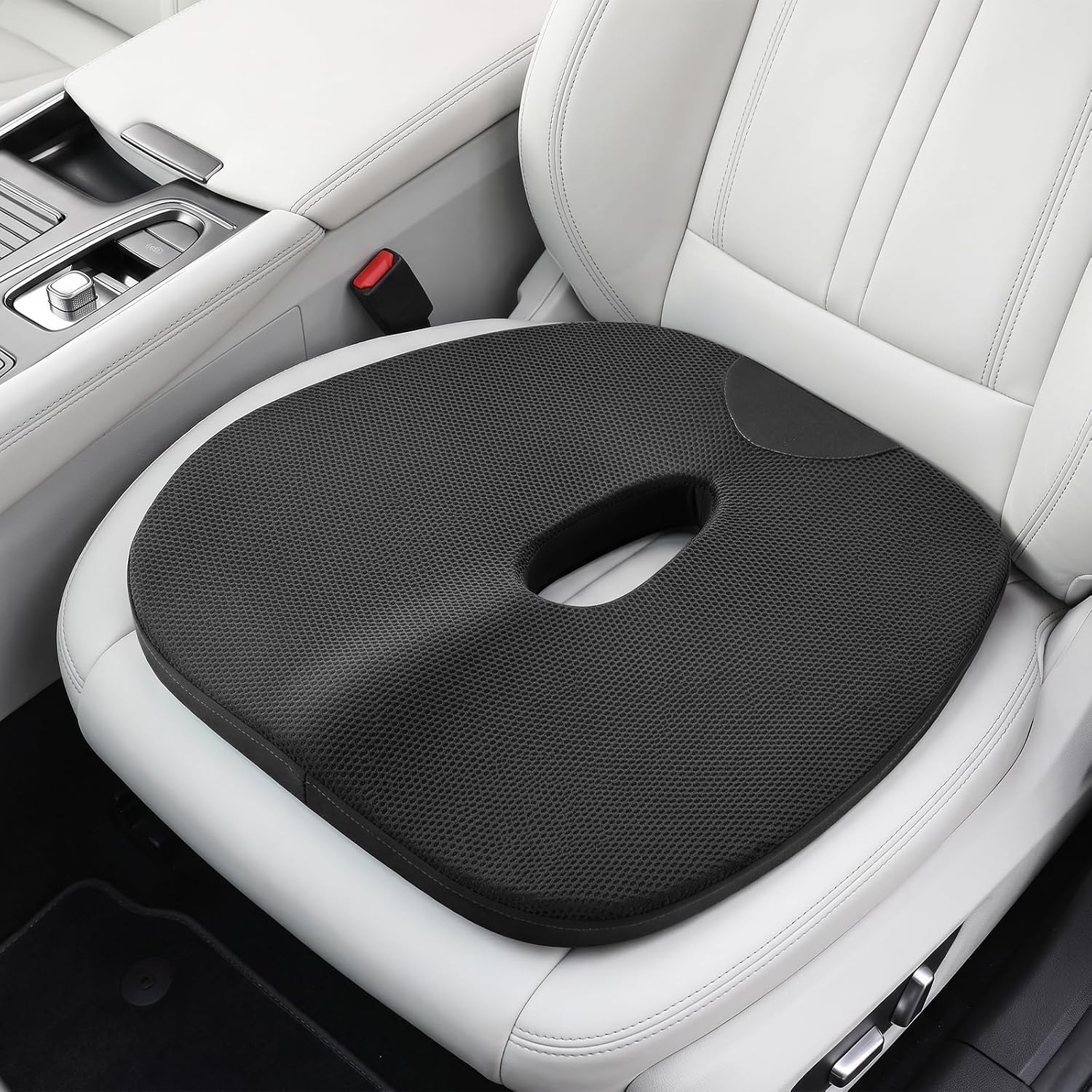 Desk Chair Seat Cushion Non-Slip Seat Cushion for Sciatica, Tailbone & Back Pain Relief - Butt Pillow for Drivers, Workers, Pregnancy Support for Long Sitting (Grey 01)