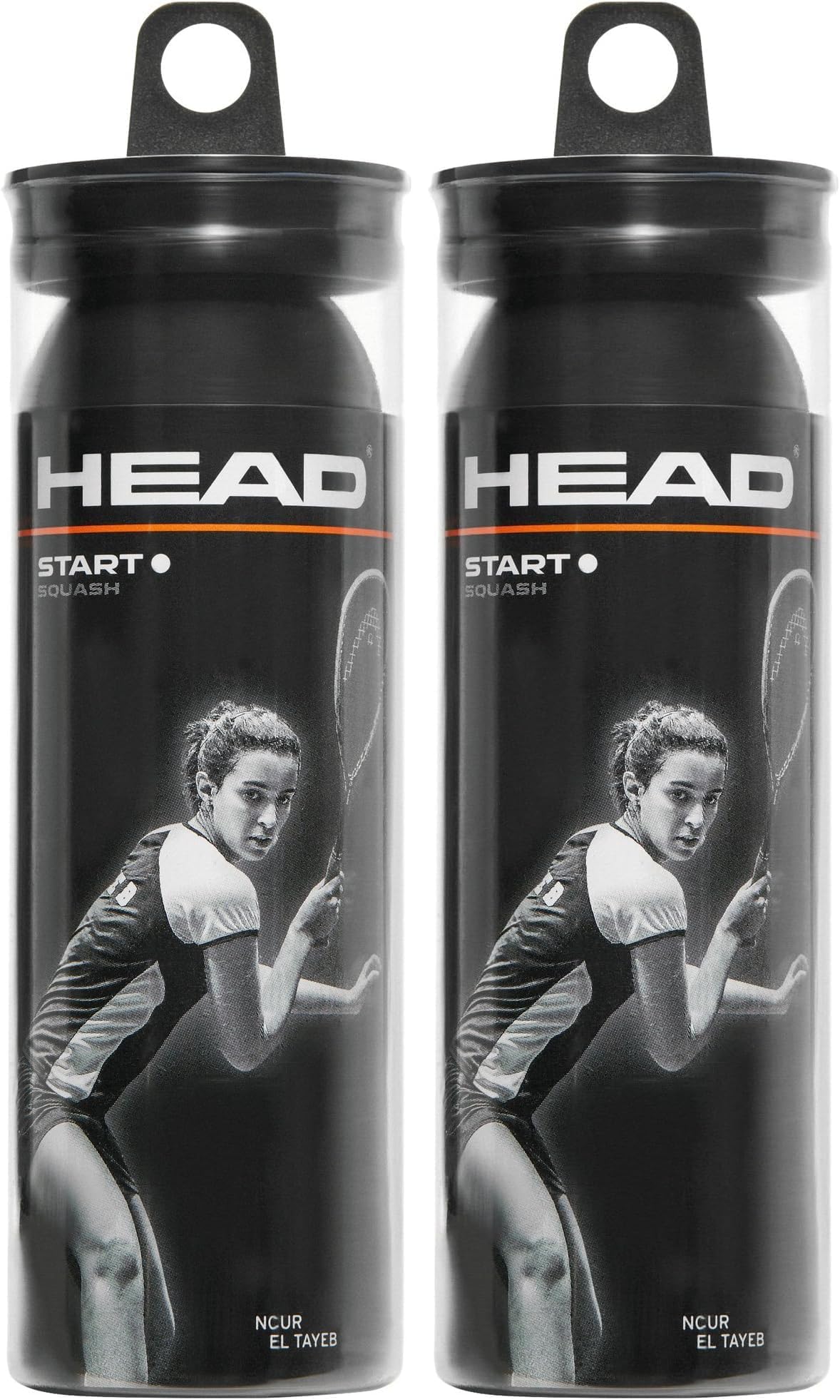 HEAD Unisex Adult Start 3-Ball Tube Squash Balls (pack Of 3) - Black, One Size