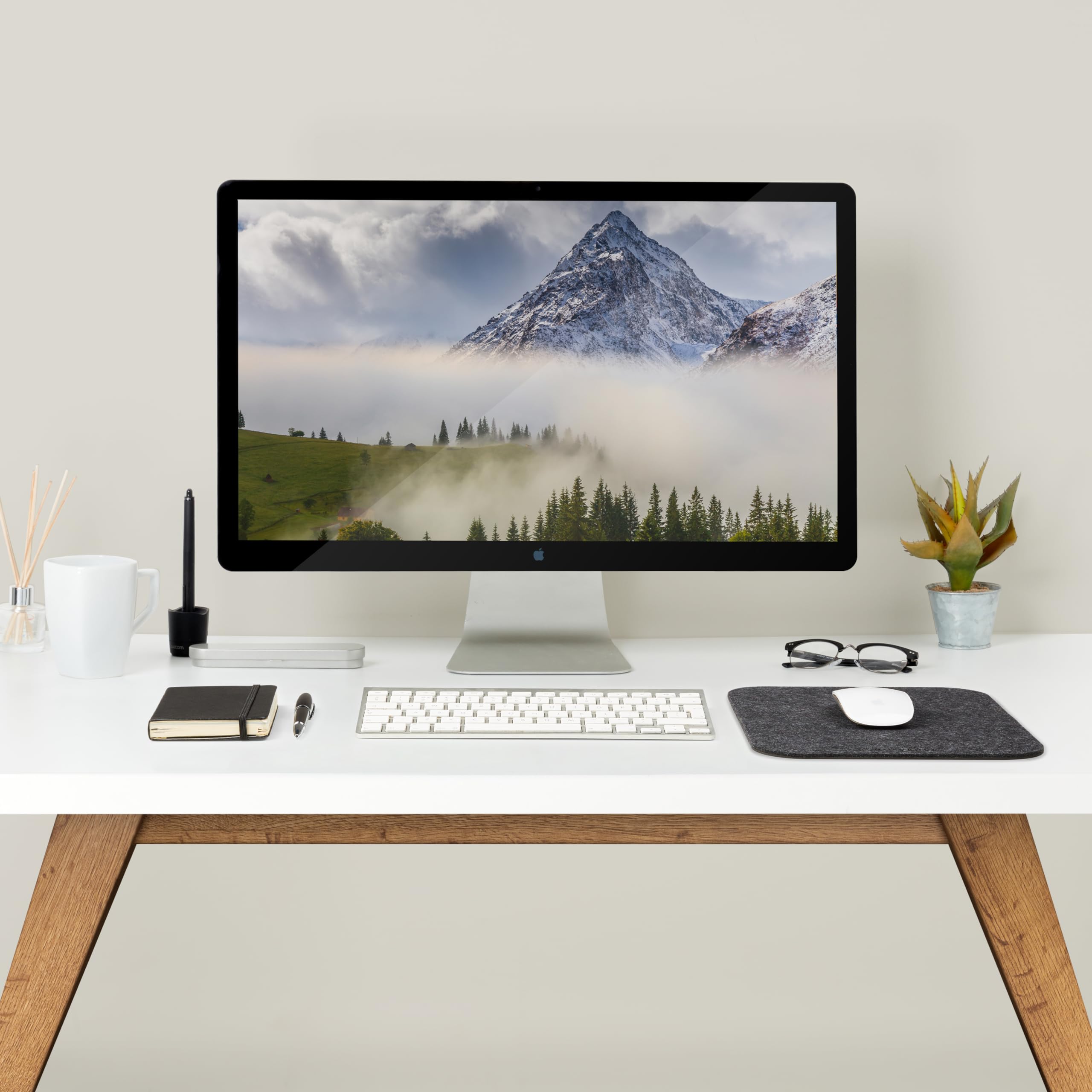 Premium Felt Mouse Pad - 8.66 X 11 Inch Slim Desk Mat For