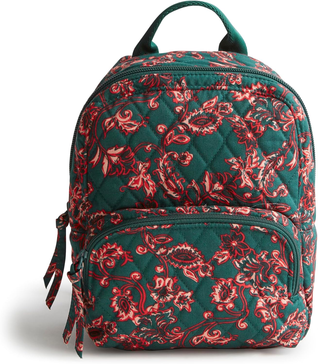 Vera Bradley Women's Premium Cotton Mini Banbury Backpack, Victorian Vines, One Size - Image 5