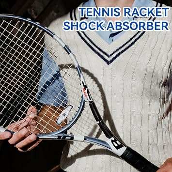 3pcs Tennis Racket Dampener, Racket Shock Absorber to Reduce Vibration & Noise, Tennis Racquets Vibration Dampener Accessories for Players of All Levels