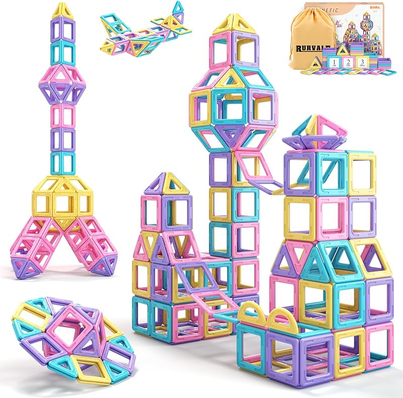 Magnetic Tiles 44pcs for Girls - Only $8.99 at Amazon!