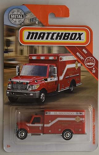 Matchbox Rescue Series International TERRASTAR 9/20, ROJO