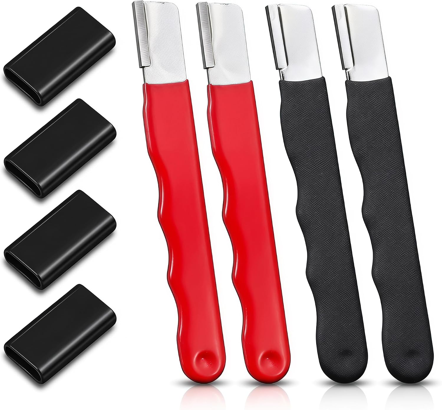 4 Pack Garden Tool Sharpener, Pocket Pruner Blade Sharpening Tool, Mini Portable Quick Edge Sharpener for Pruning Shears Hedge Clippers Scissors Sickle