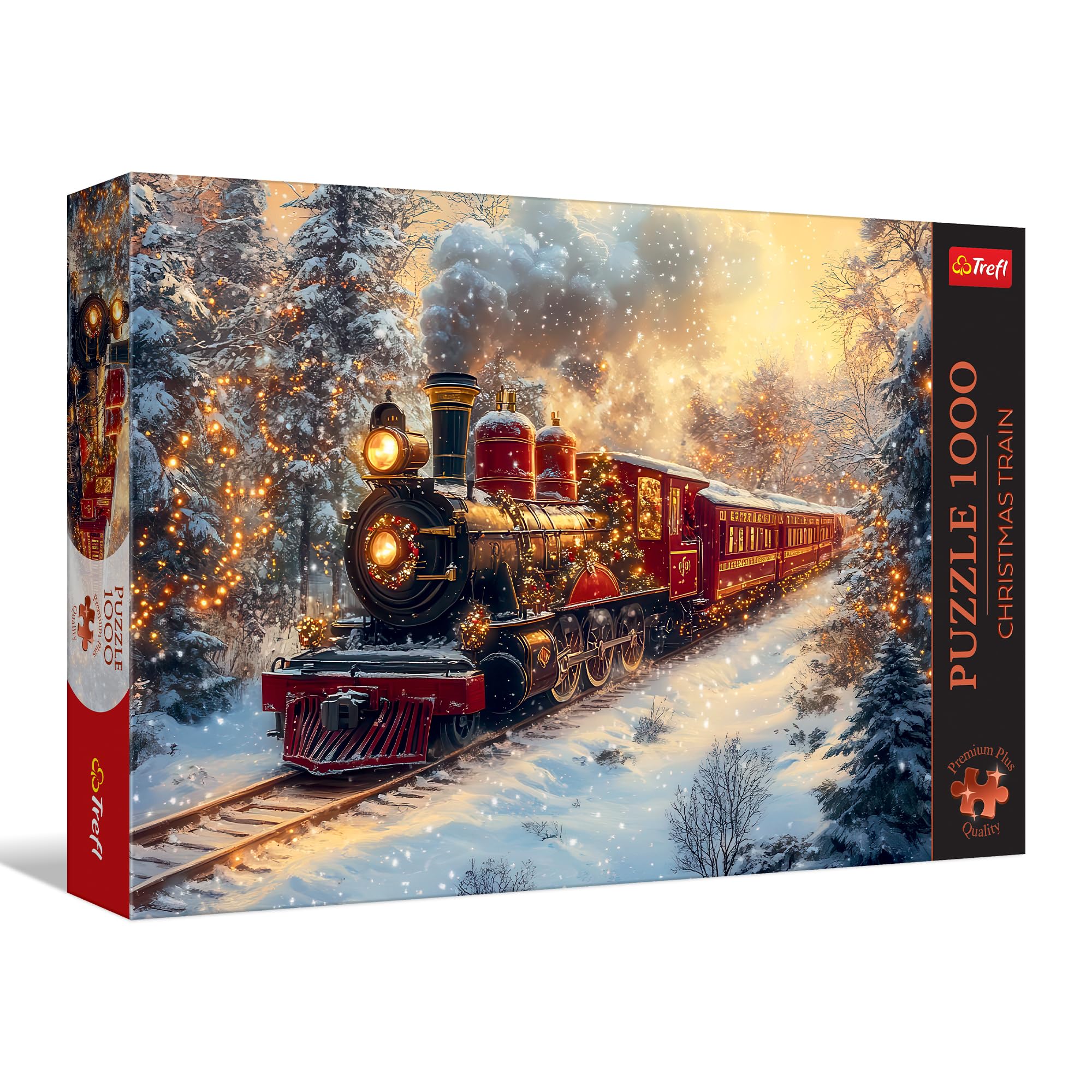 Trefl Premium Plus Quality 1000 Piece Christmas Trip - Timeless Designs Pieces for Adults and Children 14+