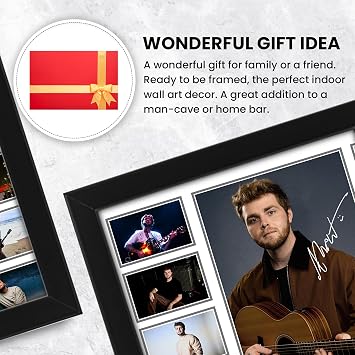 AllStarMedia Tribute Too Alex Warren Signed Poster Print- Limited Edition Autograph Fan Gift – Collectible Memorabilia Merchandise (Framed, A4 (30x20cm))