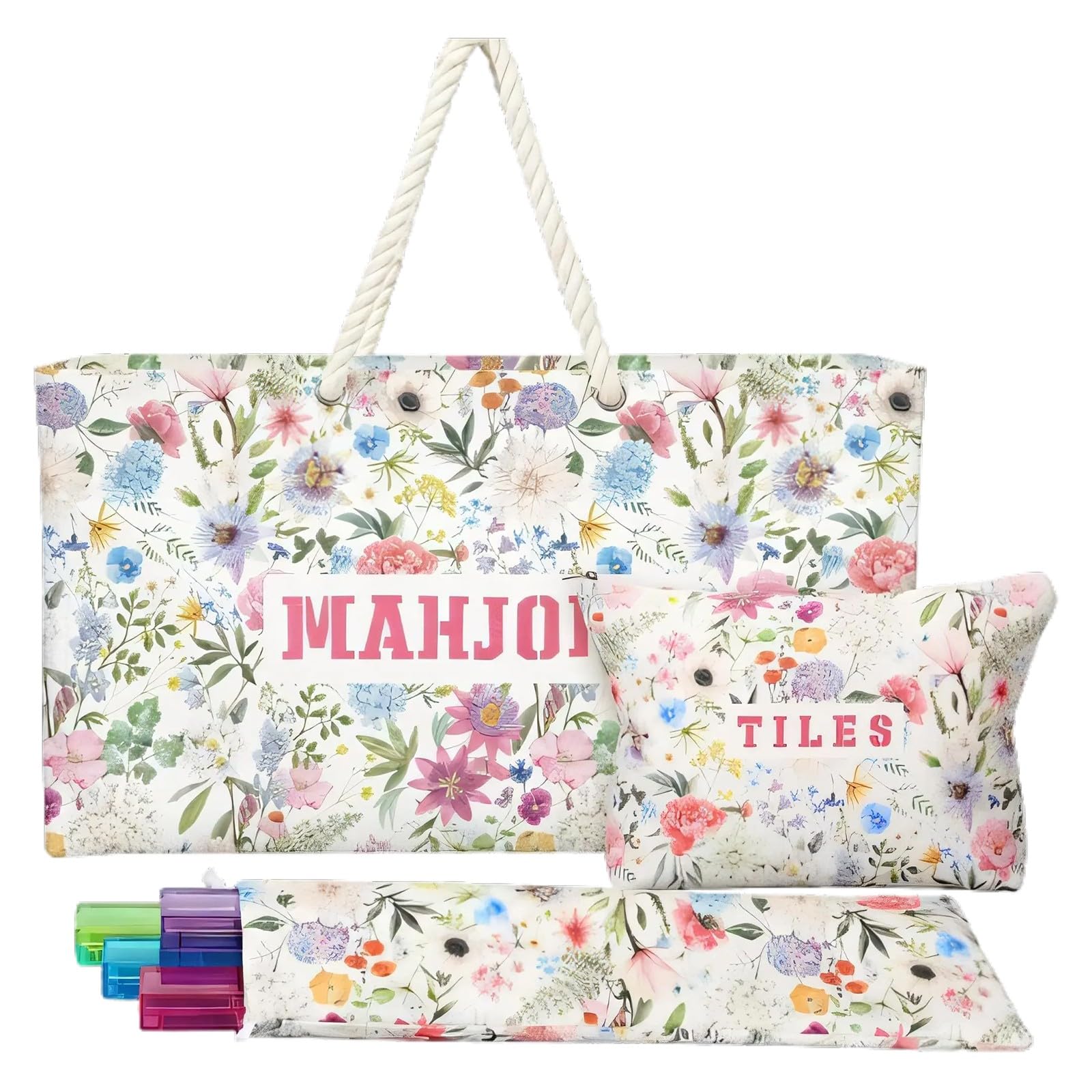 Mekalero C Portable Organizers With Spacious Interior For Keeping Osmetics Neat Quick Access Makeup Bag Floral Printed Toiletry Pouches Ideal For Amping Trip And Business Travel