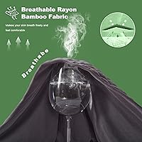 Vista 4 de Protector de colchón impermeable, protector de colchón tamaño Queen ajustado de 6 a 18 pulgadas de profundidad, tela de aire 3D transpirable, funda