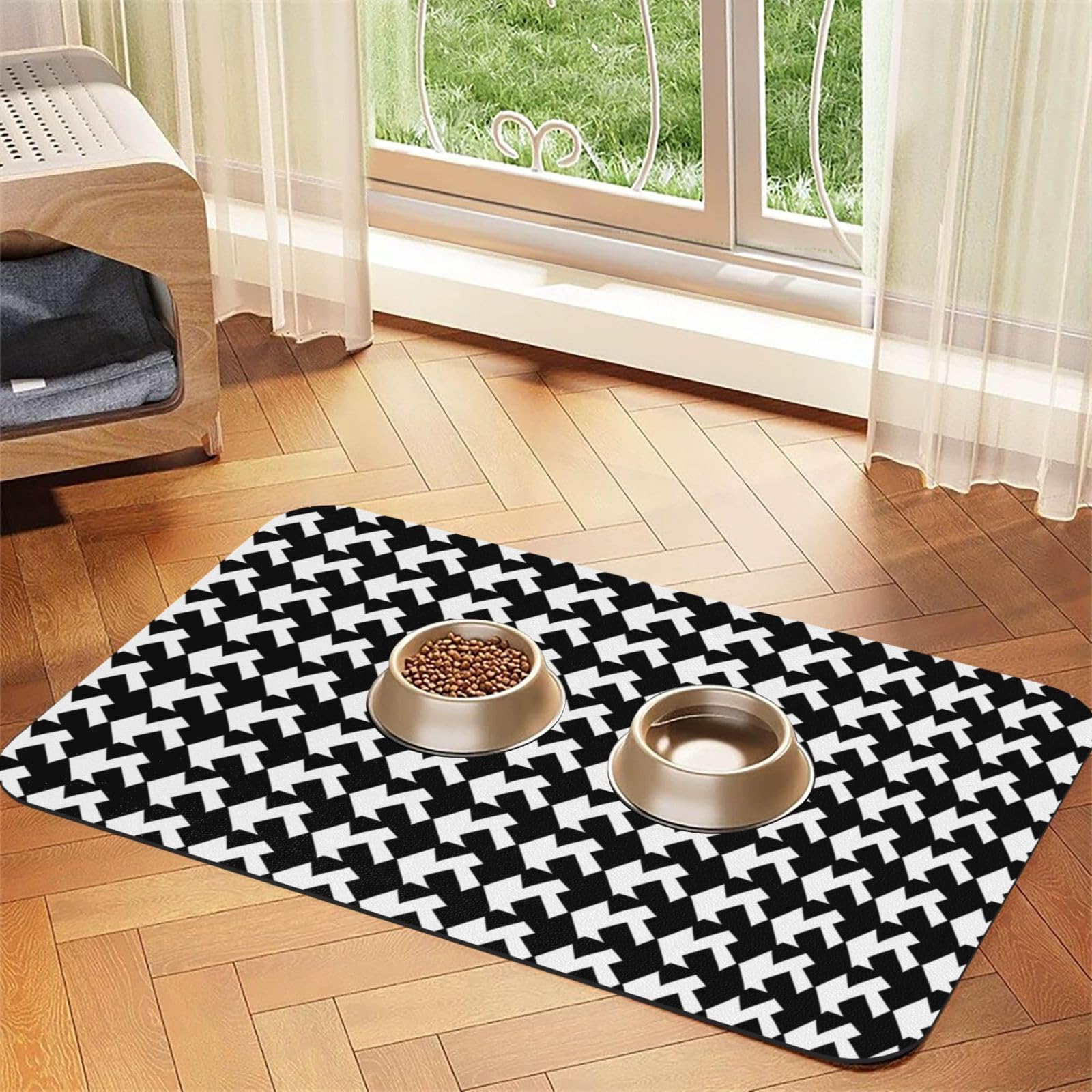Tapis de nourriture pour chien pour garder une cuisine propre