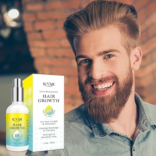 Miniatura 6 de Luv Me Care Suero de crecimiento del cabello con aceite de biotina para el crecimiento del cabello para un cabello más grueso más largo más