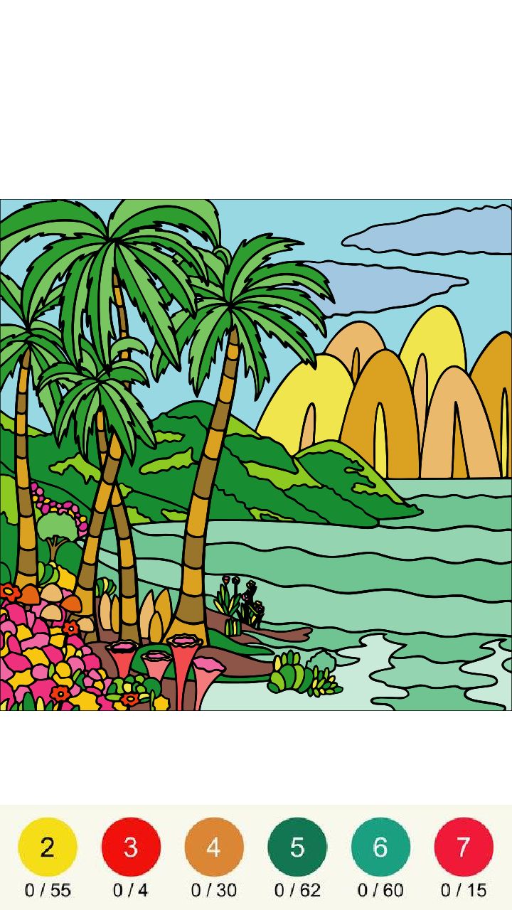 Paint By Number Happy Paint Color By Number App on Amazon Appstore