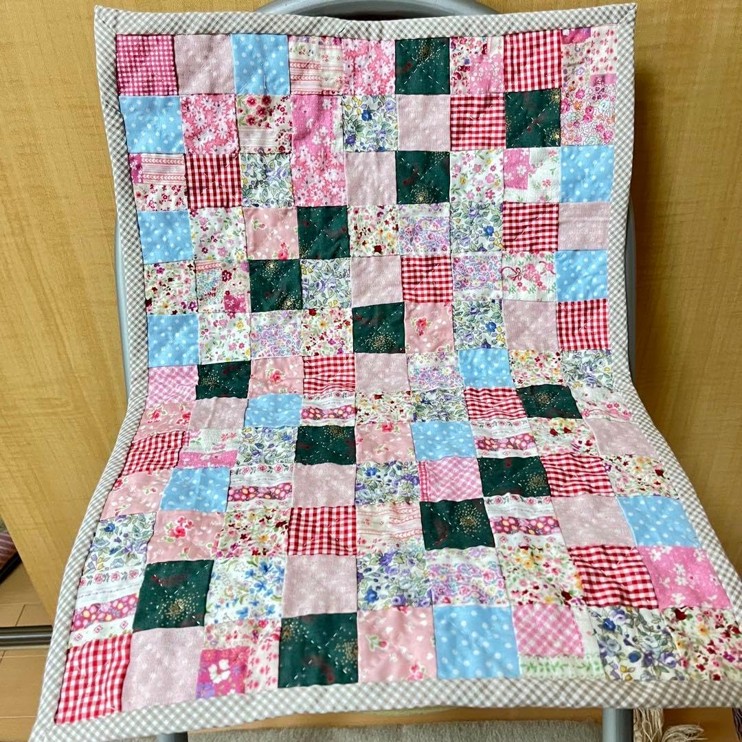ハンドメイド パッチワークキルトラグ パッチワーク - ラグ・マットの