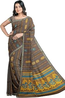 SENSAN Women’s Fancy Coimbatore Cotton Saree with Blouse Piece [SKU:5138] Price In India