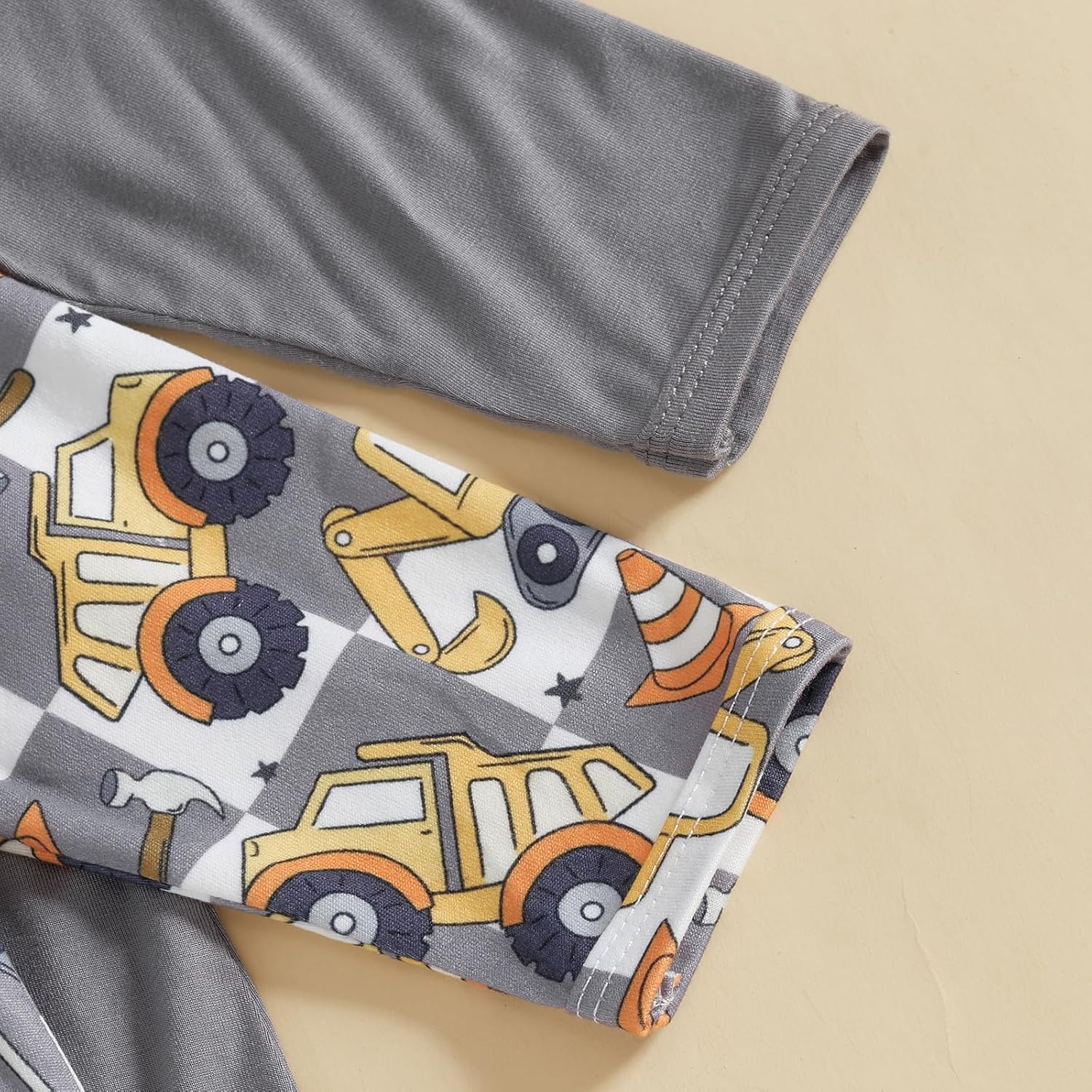 woshilaocai 2 Pack Baby Boy Girl Gown Sleeper Newborn Knotted Nightgown and Hat Set Infant Sleepwear - Image 5