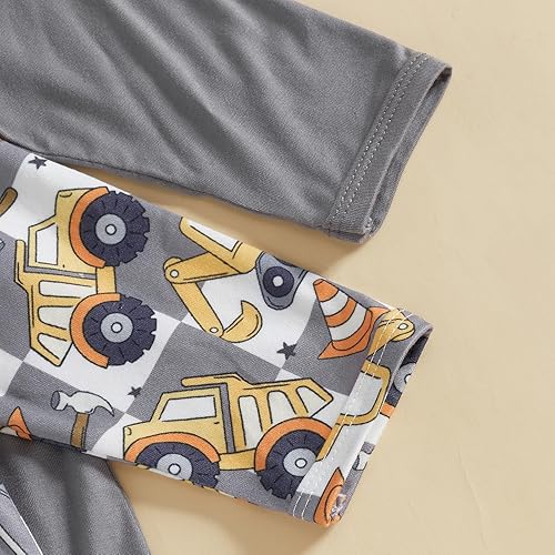 Miniatura 4 de Merqwadd Conjunto de pijama para bebé niño y niña, paquete de 2 unidades, camisón anudado para recién nacido con sombrero, pijamas para dormir