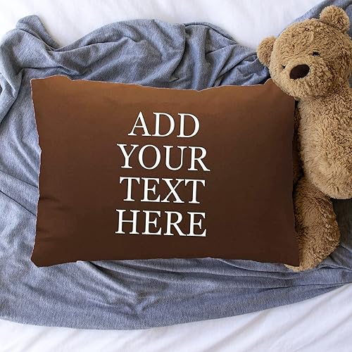 Miniatura 7 de Fundas de almohada personalizadas para niños pequeños de 13 x 18 pulgadas, funda de almohada de microfibra cepillada súper suave y acogedora con