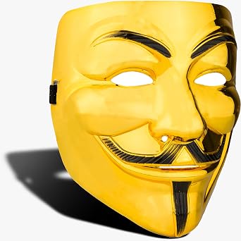Diximus V for Vendetta Mask Anonymous Guy Fawkes Halloween Mask Hacker