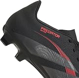 adidas Unisex Predator Club Firm Ground/Multi Ground Football Boots, Core Black/Grey Four/Lucid Red, 9 UK - 5