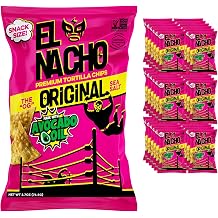 El Nacho Premium Tortilla Chips Cooked in 100% Avocado Oil, Regeneratively Grown Corn, Non-GMO, Gluten-Free, Vegan, Kosher - Pack of 36 2.7oz Bags - The OG Sea Salt