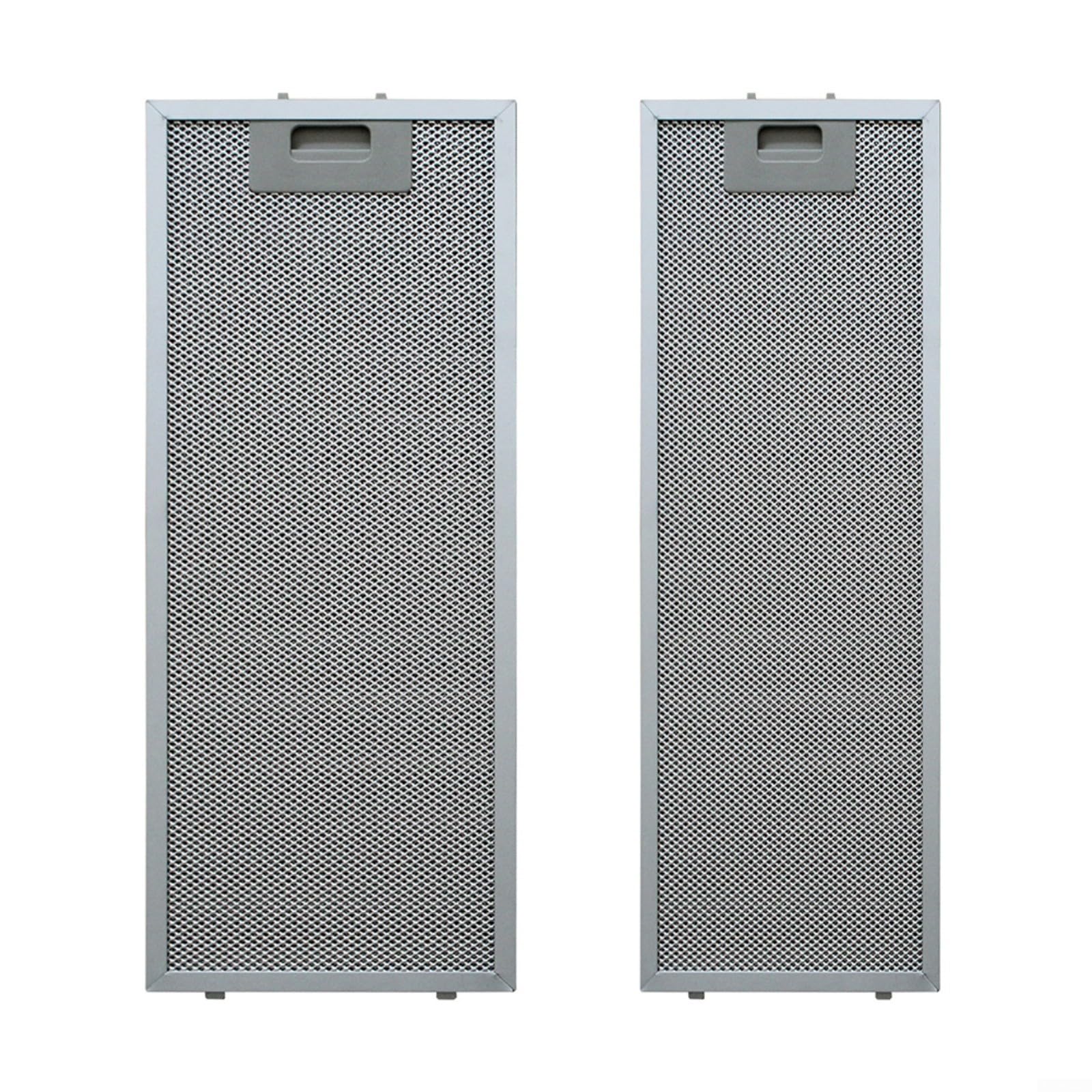 Paquete de 2 filtros de campana extractora para Tl2000 para Teka para Tl1-62, trampa de grasa de malla de aluminio de 5 capas, plateado 500 x 192 mm, 500 x 138 mm