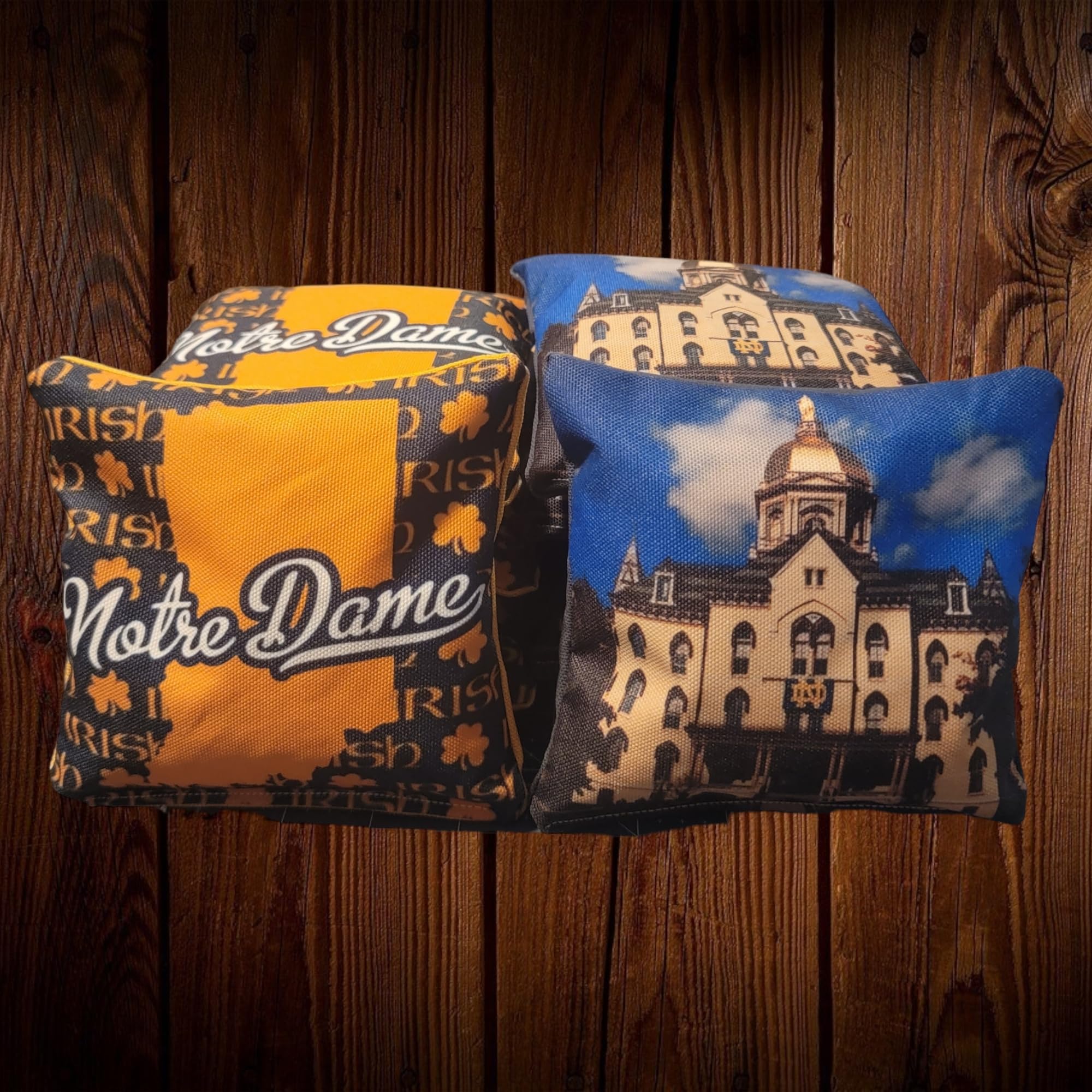 All Weather Notre Dame Cornhole Bags (8 bags)