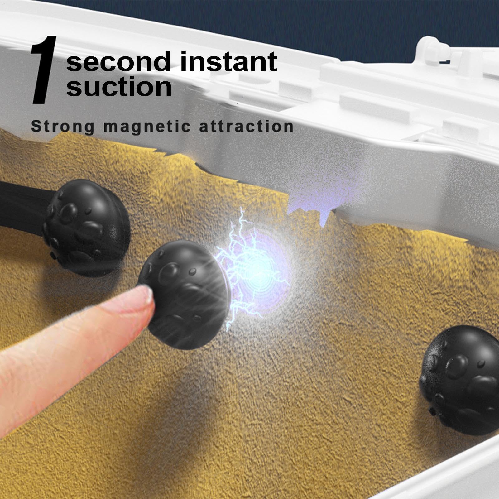 Imán De Silicón para Freidora De Aire | Accesorios Resistentes A Altas Temperaturas - Prevención Magnética De Quemaduras para Cocina Armario Recetario Pizarra Puerta Hogar