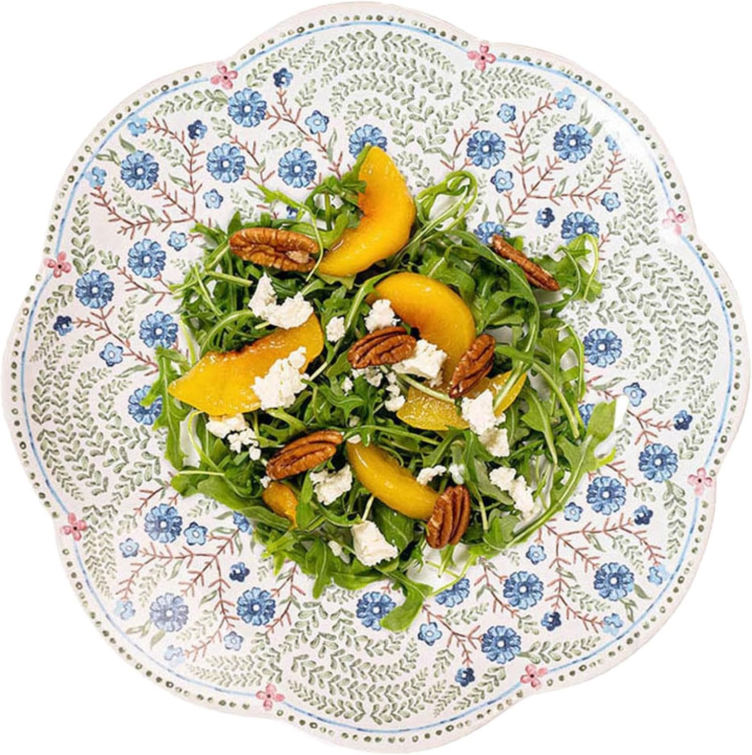 Juliska Villa Seville Scalloped Dessert/Salad Plate - Chambray