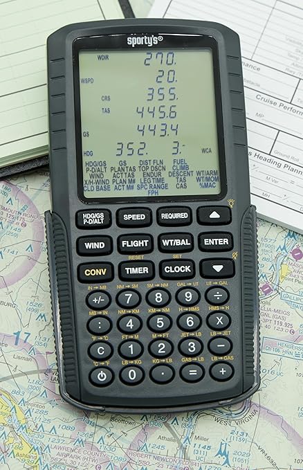 Sporty's Electronic E6B Computadora de Vuelo para Pilotos miniatura 2