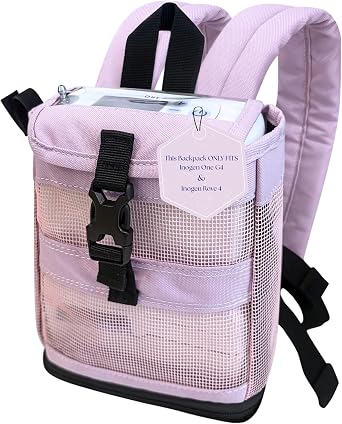 o2Totes Backpack compatible ONLY with Inogen One G4 I0-400 & Inogen Rove 4 IS-400 Ultra light backpack, Double or Single