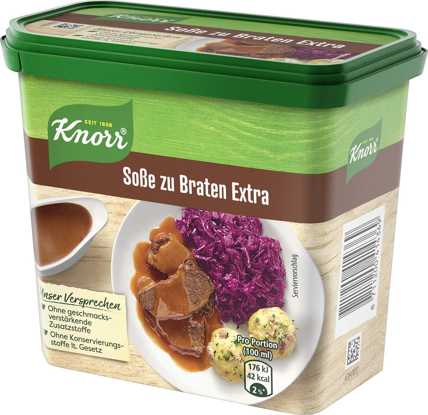 Knorr Soße zu Braten Extra, 1er Pack (1 x 2,5 L) Amazon.de Lebensmittel & Getränke