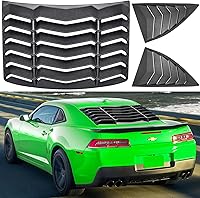 Vista 9 de Cubierta para luneta trasera para parabrisas Chevrolet Chevy Camaro 2010 2011 2012 2013 2014 2015, protector solar estilo GT Lambo, ajuste