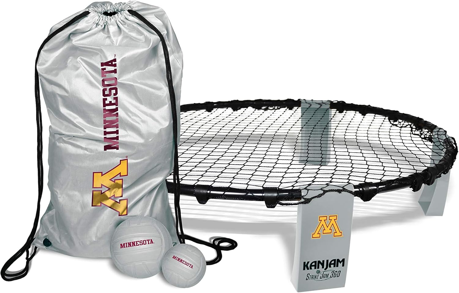 Kan Jam Strike Jam 360 Roundnet Outdoor Games Set; Official NCAA Licensed