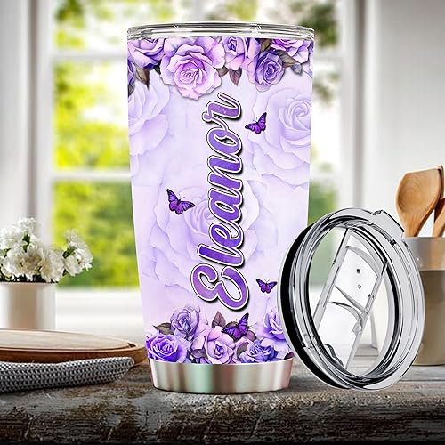 Miniatura 5 de Taza de café personalizada de conejo para mujeres, lindas tazas de viaje de conejo, botella de agua para niñas, hija, día de la madre, cumpleaños,