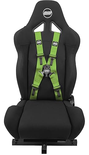 Miniatura 3 de OpenWheeler Racing and Flight Simulation Cockpit Four Point Harness. Virtual Reality add-on. Green