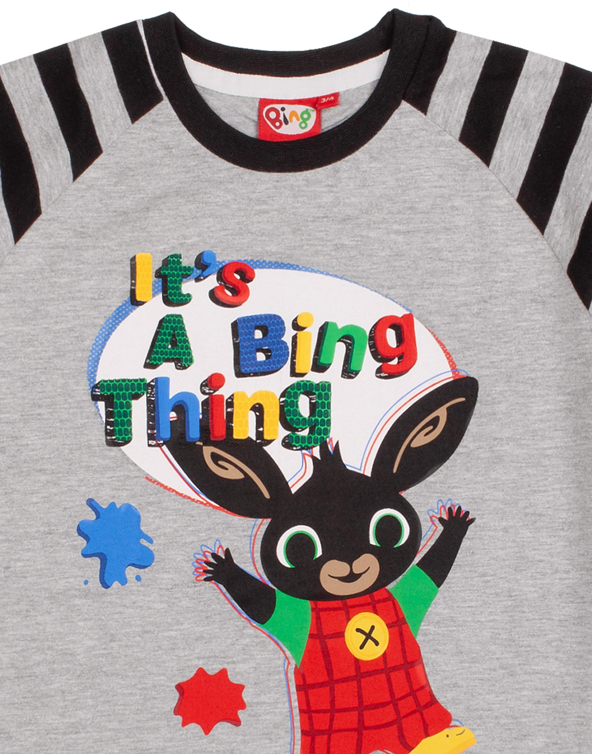 Bing Cbeebies Pyjamas garçons Enfants Enfants Personnage Chemise Shorts PJS