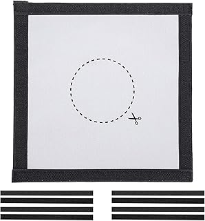 SoloWilder Stove Jack Kit for Tent Highly Flame-Retardant DIY Stove Jack for Hot Tent 9.5" x 9.5"