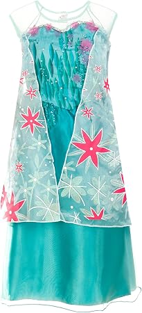 Diseño de cuento de hadas Frozen Elsa Fever Vestido para niñas – Disfraz de  princesa para niños azul azul 3-4 Años : Amazon.es: Juguetes y juegos
