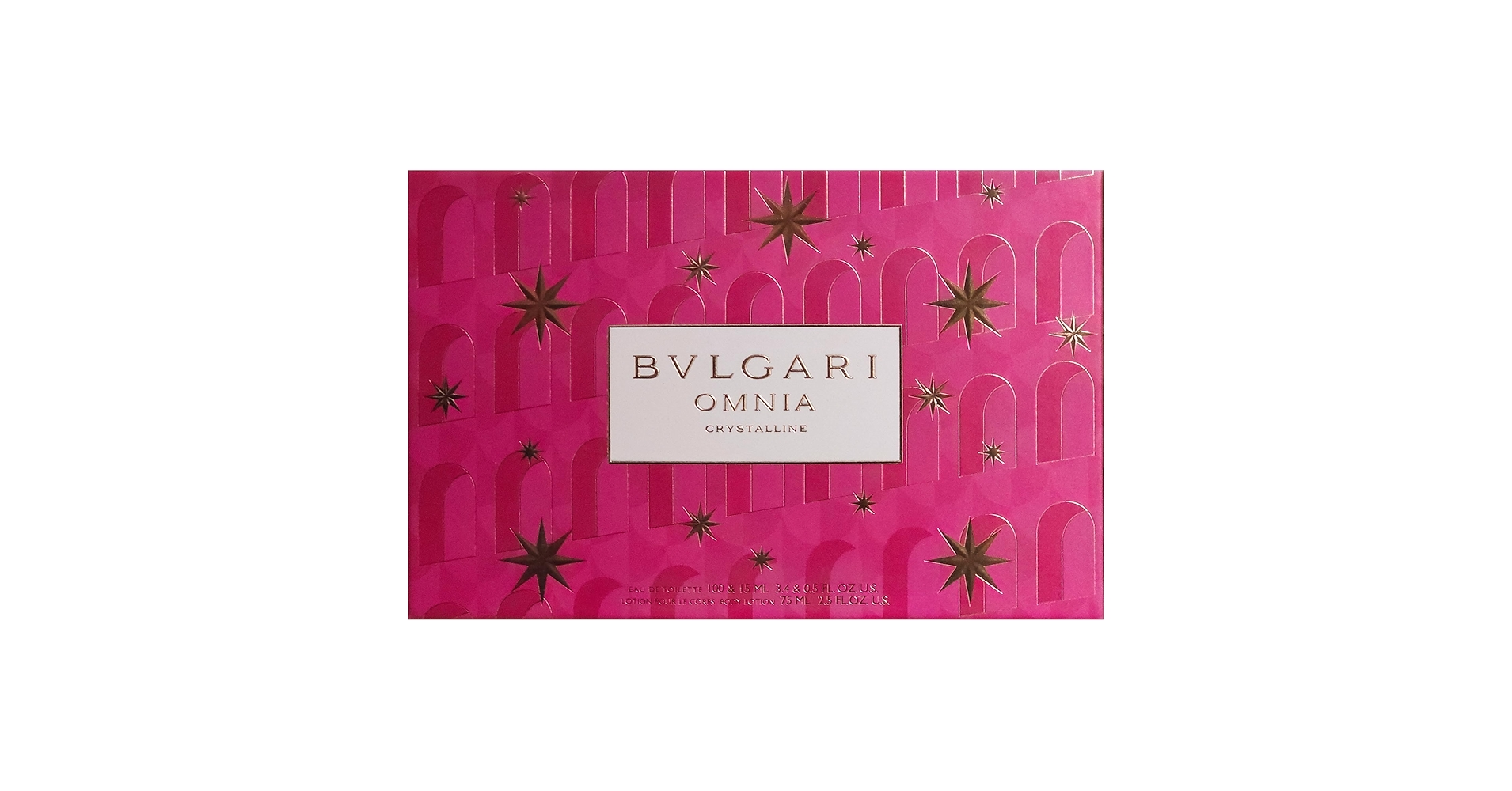 【訳あり美品】BVLGARI OMNIA ピンクサファイア＆クリスタリン セット 訳あり美品】BVLGARI OMNIA ピンクサファイア＆クリスタリン セット