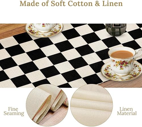 Miniatura 52 de Camino de mesa ondulado de los años 70, retro, hippie abstracto, vintage, verde, rosa, con estampado de ondas para el hogar, cocina, comedor, patio,