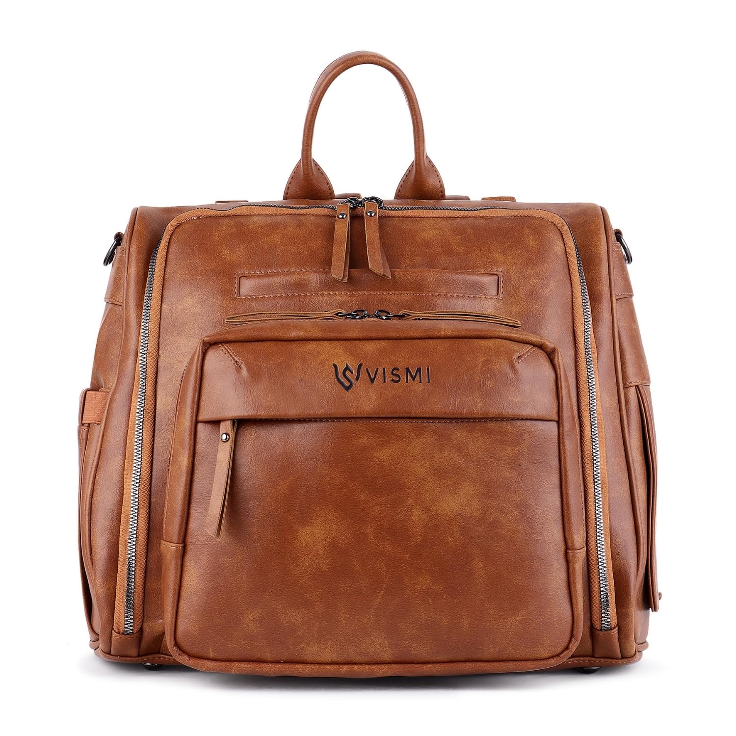 VISMIINTREND Diaper Backpack Bags for Mom |Maternity Bags for Mother for Travel |Baby Diaper Backpack|Premium Vegan Leather|Diaper Handbag|Gift for New Born Baby Boy, Girl & Mom|-picture-25