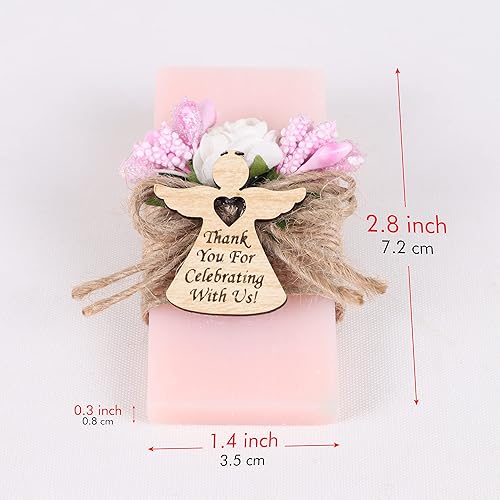 Miniatura 143 de HTF Pack of 5 Wedding Gifts Handmade Lavender Scented Mini Soap, Wedding Favors, Bridesmaid Gifts, Bridal Shower Gifts, Engagement Gifts, Wedding