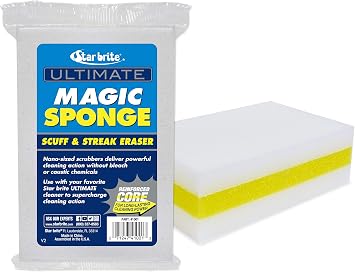 STAR BRITE Ultimate Magic Sponge, Boat Scuff & Stain Eraser